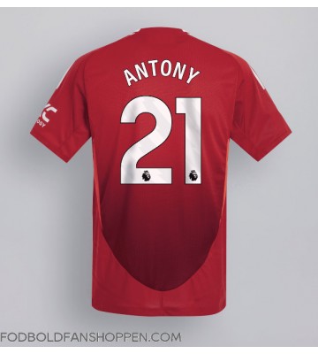 Manchester United Antony #21 Hjemmebanetrøje 2024-25 Kortærmet